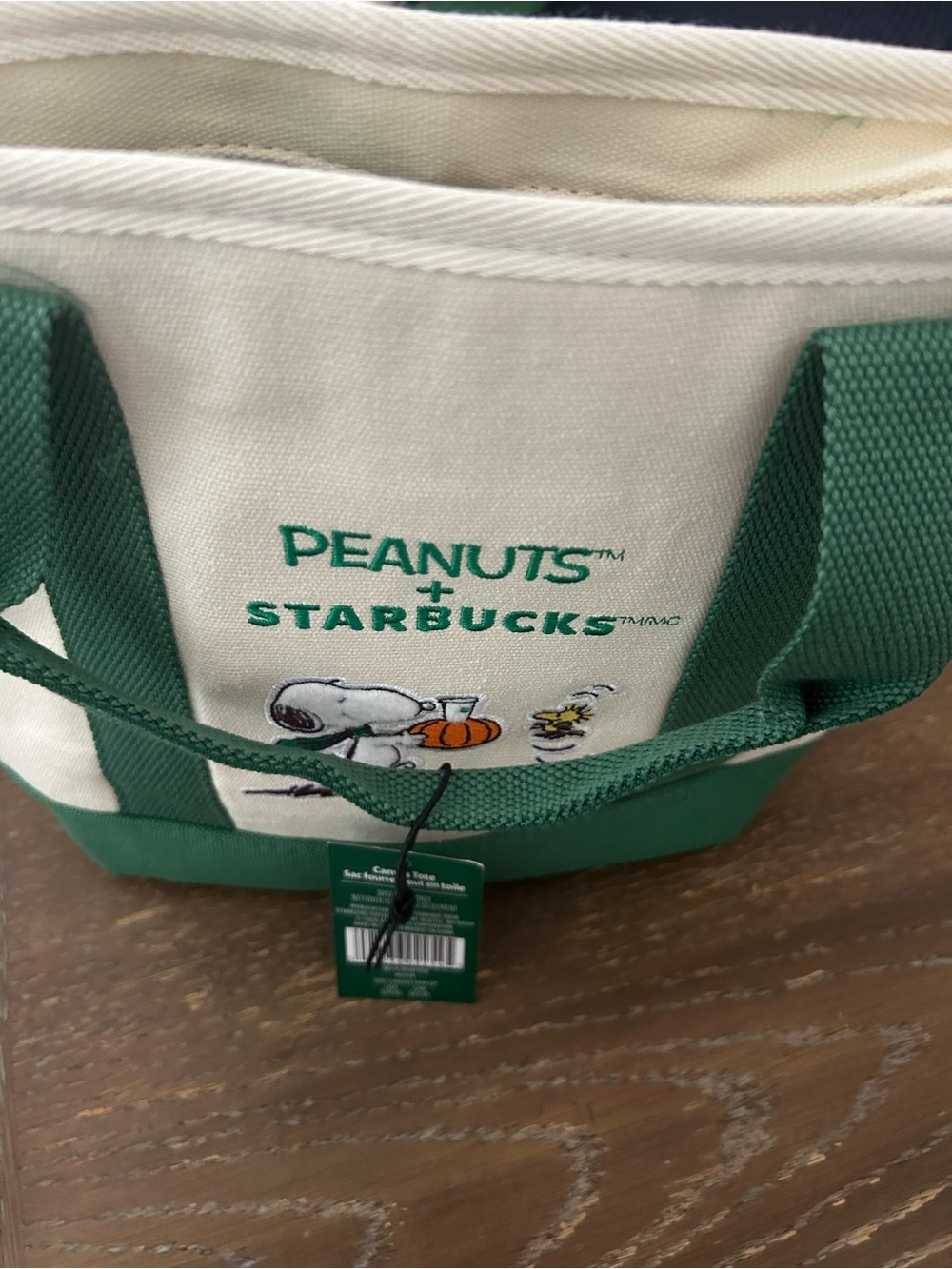 Starbucks x Peanuts Collection, Tote, snoopy plush keychain, pin set - Picture 3 of 8